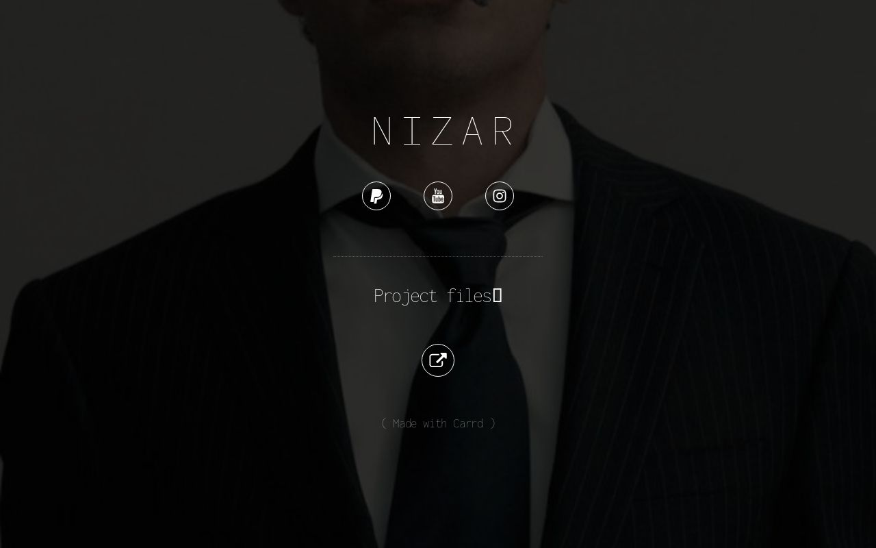 Carrd profile picture for @nizar